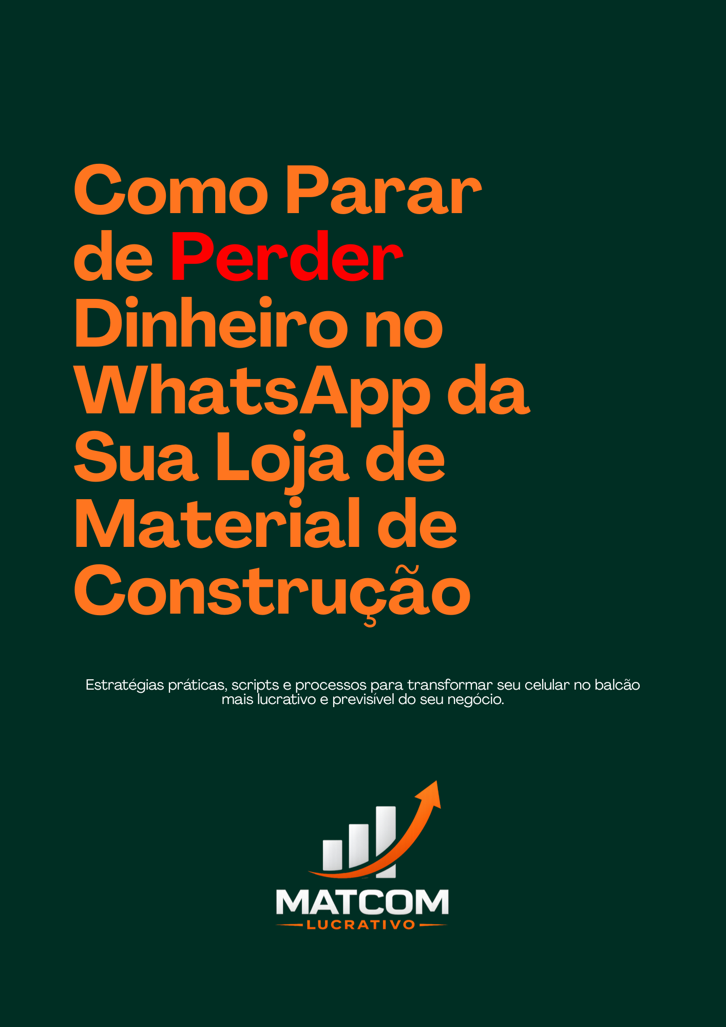 Capa do e-book MATCOM Lucrativo