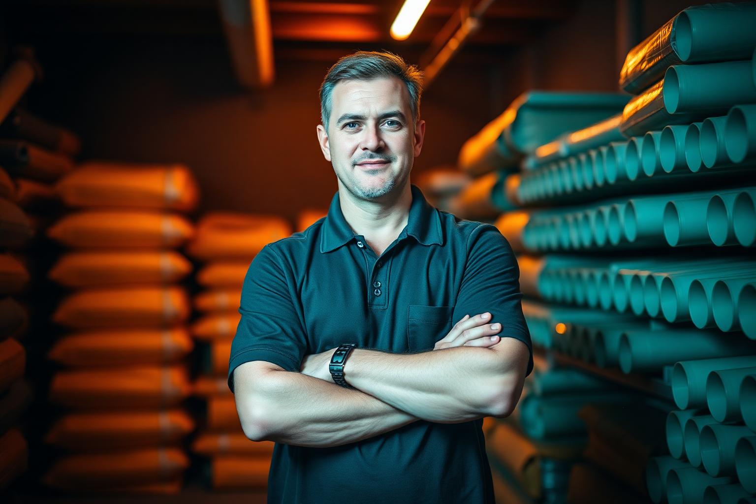 Dono de loja de material de construção